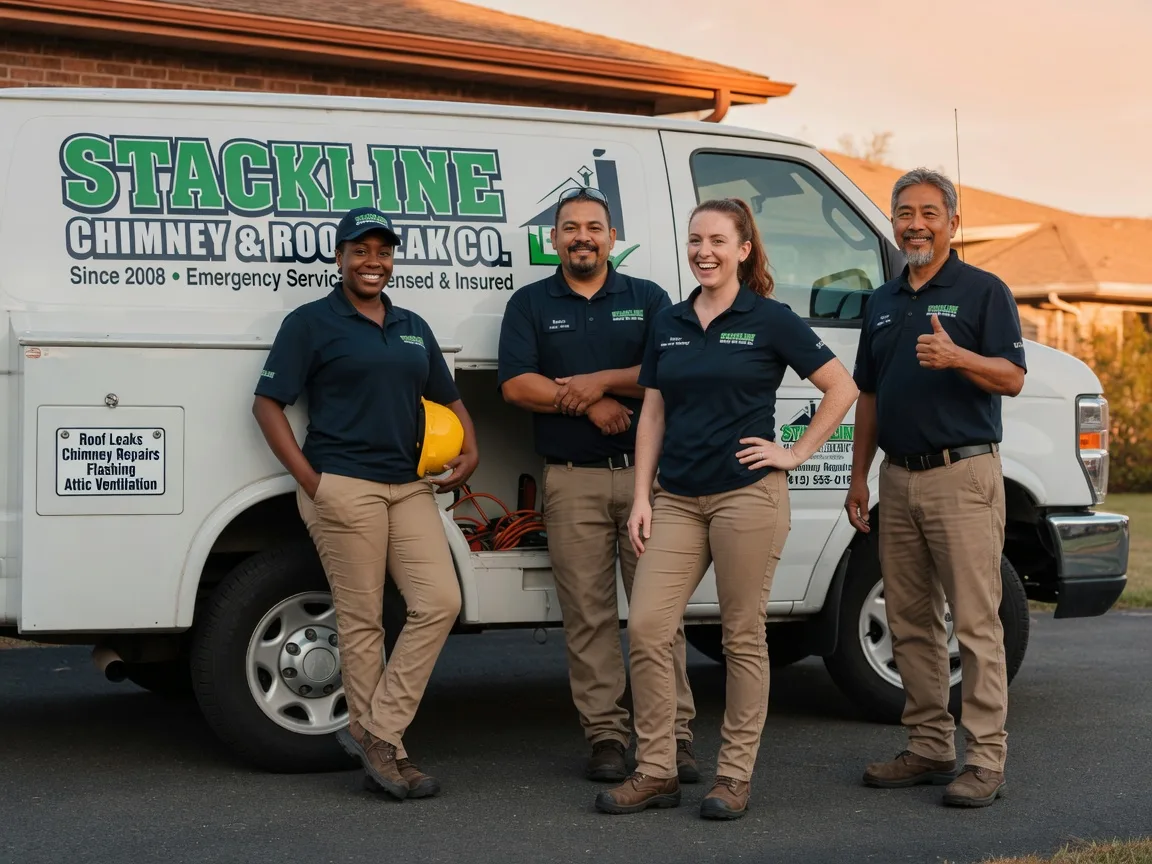 Chimney flashing repair company in Fort Cobb, OK